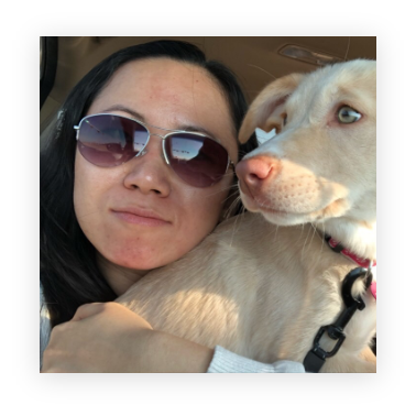 Doctor Liu and her dog