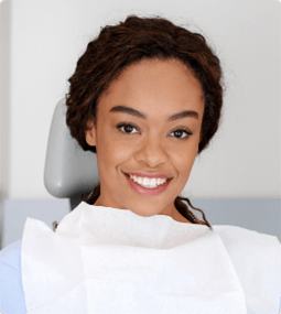 woman smiling